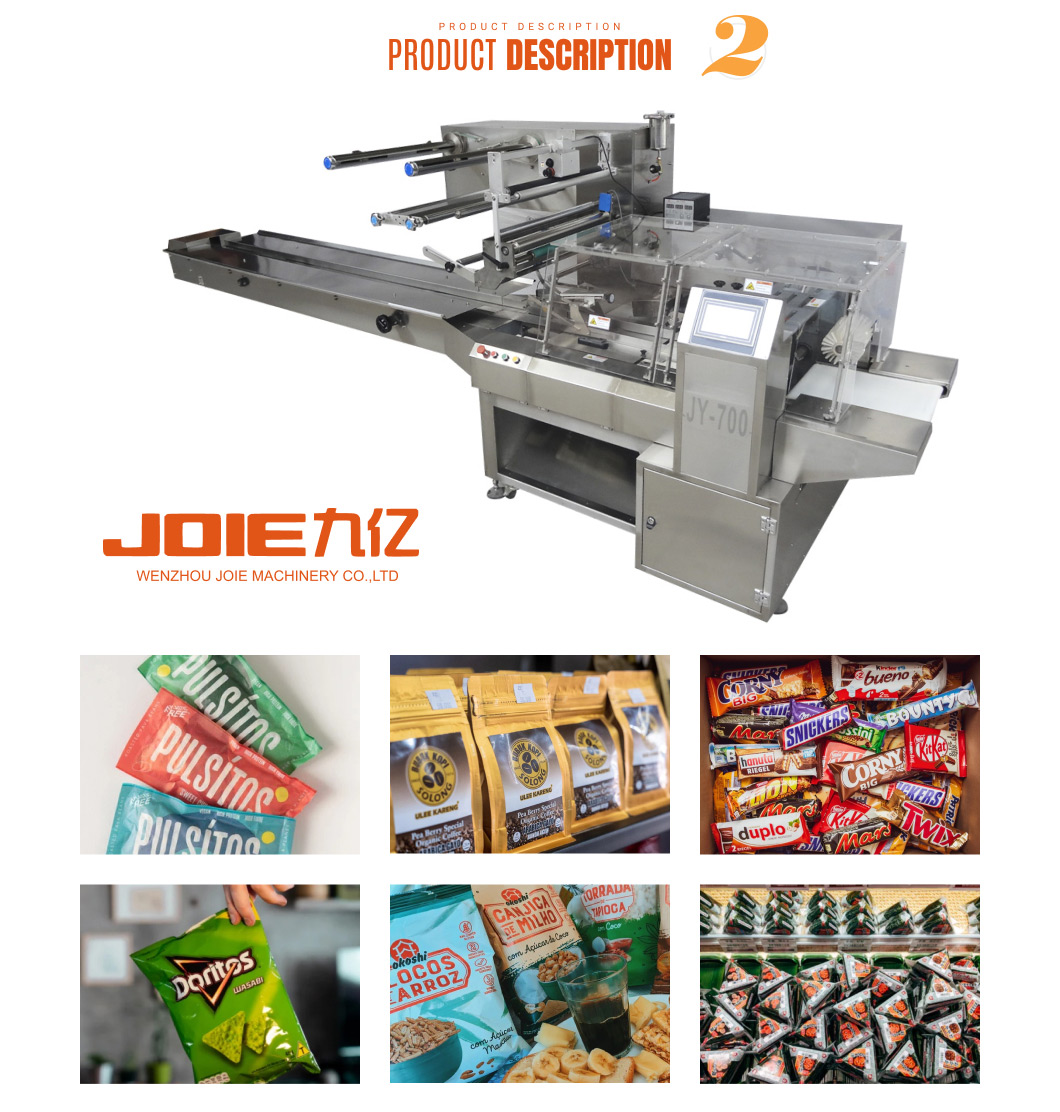 Máquina empacadora de bolsas multifunción horizontal